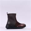 Wonders Kyoto Stretch Wedge Boot - Brown Stretch